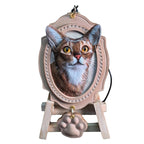 AikeDear -Pet Head Circle flower leather carving