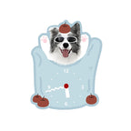 AikeDear - Custom Pet Portrait Acrylic Irregular Clock