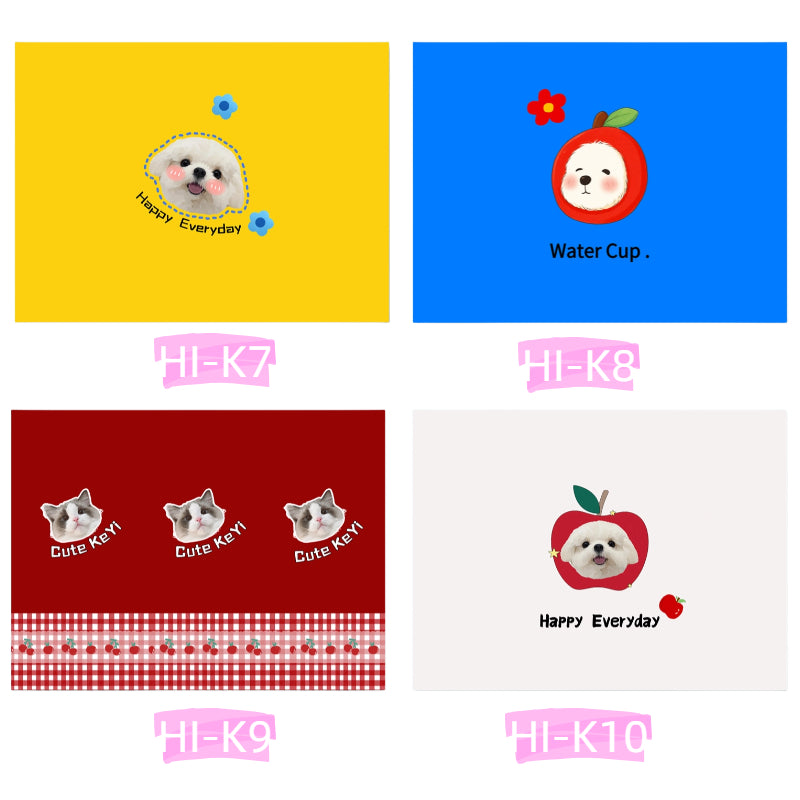 AikeDear - Customized Pet Portrait Kids Water Bottle