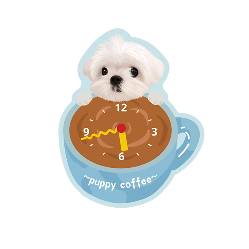 AikeDear - Custom Pet Portrait Acrylic Irregular Clock