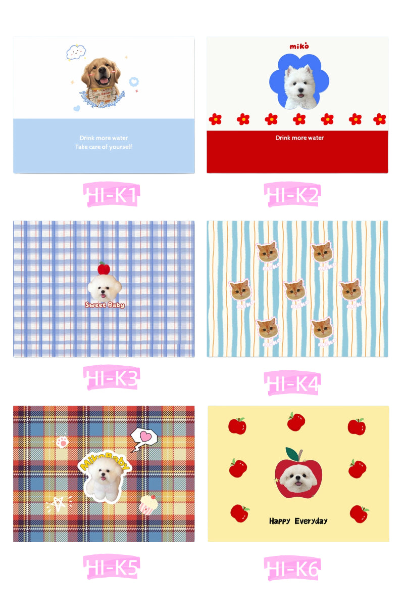 AikeDear - Customized Pet Portrait Kids Water Bottle