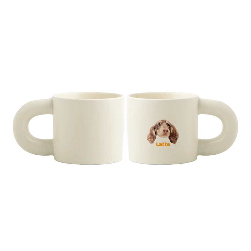 AikeDear - Custom Pet Portrait Ceramic Mug