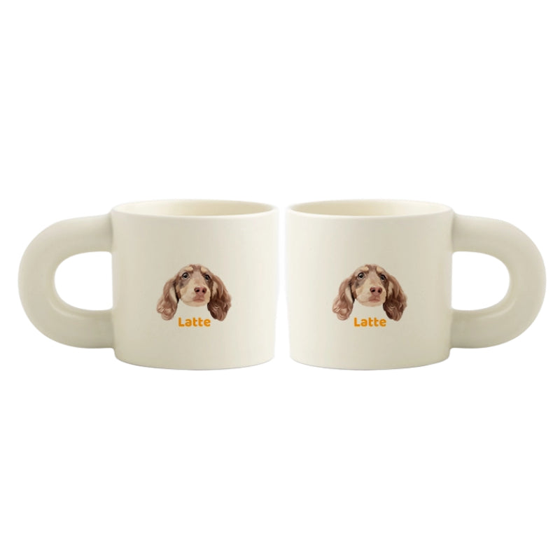 AikeDear - Custom Pet Portrait Ceramic Mug