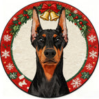 AikeDear-Custom pet portrait Christmas Keepsake Rug