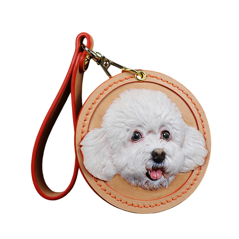 AikeDear-Custom Pet Portrait Leather Carving