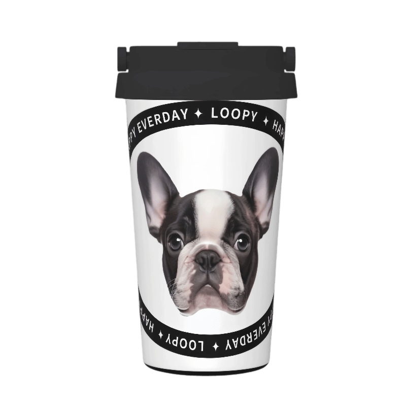 AikeDear - Custom Pet portrait Stainless Steel Coffee Cup